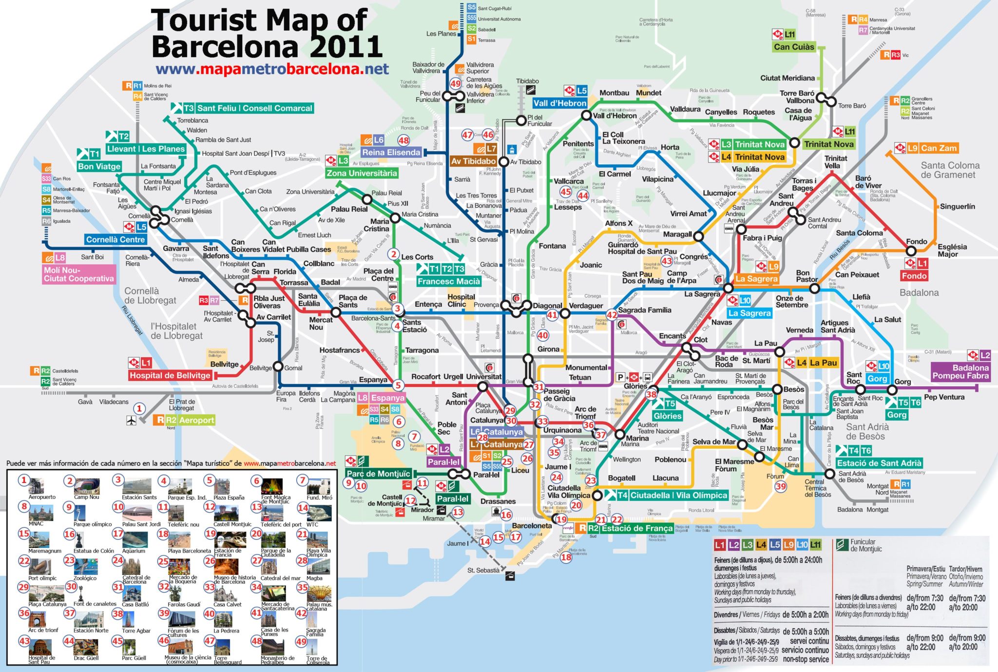 Metro Map - The Barcelona Stop Over - FlunkingMonkey